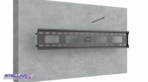 Ultra Slim Tilt TV Wall Mount Bracket for LG CreateBoard TR3DJ-B Series 75" IPS 4K IR Multi-Touch Whiteboard - 75TR3DJ-B - Low Profile 1.7" from Wall, 12° Tilt Angle, Easy Install