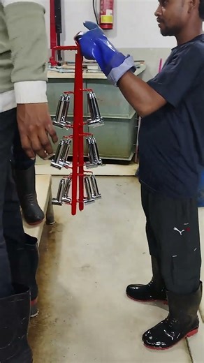 ABS plating# finished material is drying in the furnace 🙏 👍