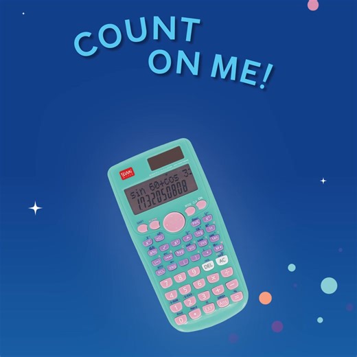 Se c'è qualcuno su cui puoi sempre contare è lei! 😇 La nuovissima Calcolatrice Scientifica - Count on Me è qui per te! 👩🏻‍💻✨Con 240 funzioni e un design super stiloso, è pronta a trasformare ogni giornata in un'avventura creativa (e a risolvere ogni problema!). 😍🎒 | LEGAMI