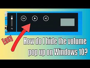Remove Volume Pop Up Windows 11‼️Dismiss Media Volume Control Windows 11