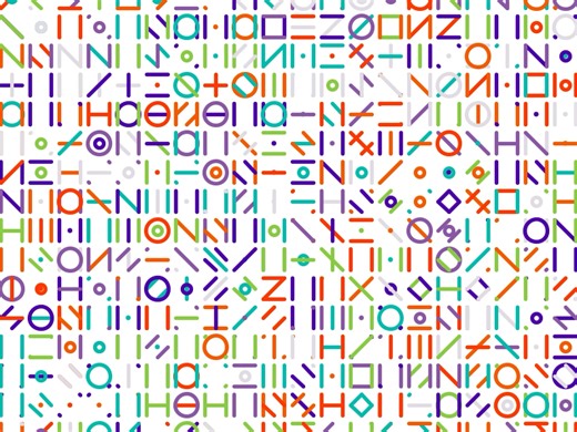 Processing鼠标交互圆形线段构成动态海报