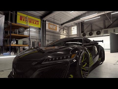 【CSR2】LB NSX, shift & tune for 10.47x (slow motion)