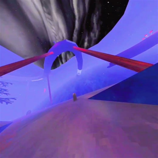 (Saturated) Getting jump scared by Lucy in gorilla tag edit #edits #gorillatag #gorillatagquest