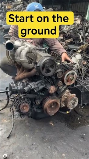 diesel engine starting. #automobile #shortvideo #mechanic #viralvideos #mechaniclife #shorts #edit