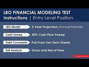 LBO Case Study Instructions | Entry Level Position in Private Equity