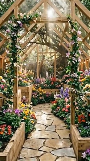 I Built a Hidden Greenhouse Inside This Massive Bush #satisfying #diy #asmr