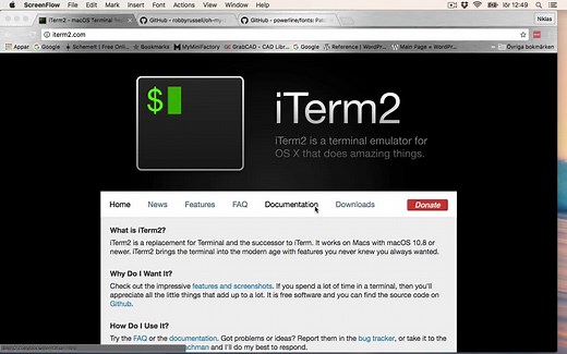 iterm2和oh my zsh的安装方法，完美的macos terminal替代工具