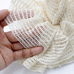 [Hot Item] Natural Ramie Bath Ball Bath Puff Sponge Fine Mesh Body Scrubber Cotton Shower Ball with Sling