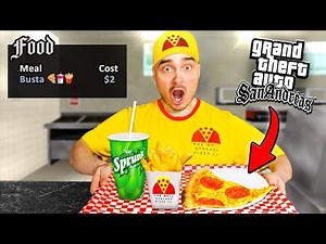 I RECREATED THE GTA PIZZA MENU IN REAL LIFE! 💀