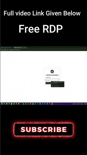 Free RDP 100% working #cybersecurity #cybersecuritycompany #programming