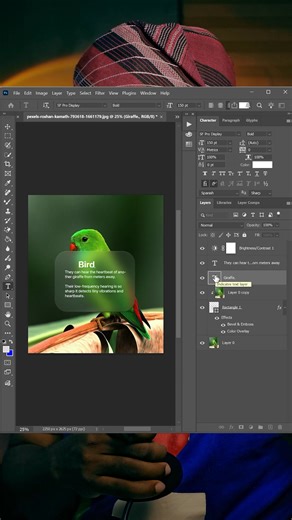 21K views · 969 reactions | Designing with 1 click in Photoshop 奈 . . . #photoshop #fyp #design #foryou #photoshoptutorial | Ugwu Psalmmy | Facebook