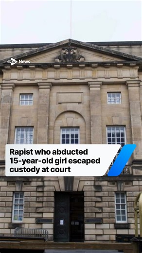 STV News on Instagram: "A man who abducted a teenager and forced her into an Edinburgh basement, where he raped her, has been traced after he escaped custody before being jailed. Violent criminal Aaron Strachan stalked his victim in Edinburgh before he pulled a knife on her and marched her through the streets in the early hours of the morning to the place he had chosen to rape her. He was due at High Court in Edinburgh on Tuesday to be sentenced but managed to escape whilst being transported by 