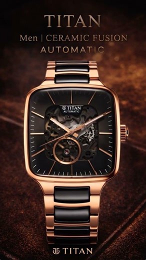 TITANMen | CERAMIC FUSION AUTOMATIC. #watch #subscribe #shortvideo #premiumwatch #luxurywatches