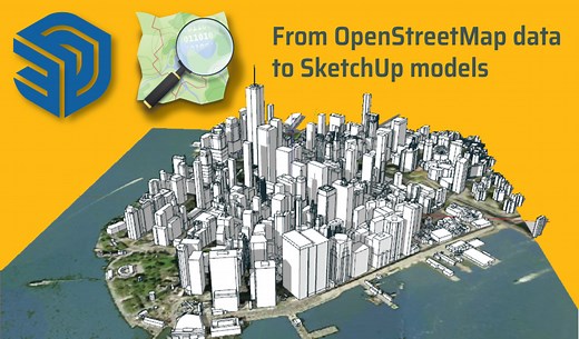 4 Quick and Easy Ways to Import OpenStreetMap data in SketchUp