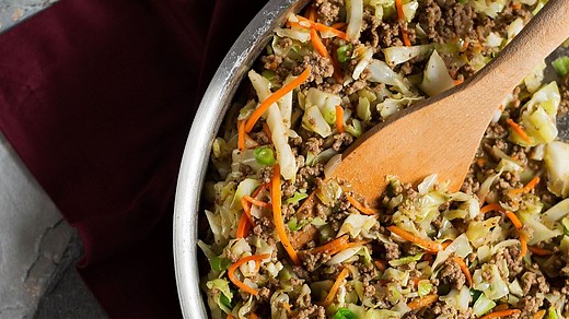 One Pan Egg Roll in a Bowl - low carb, paleo, AIP