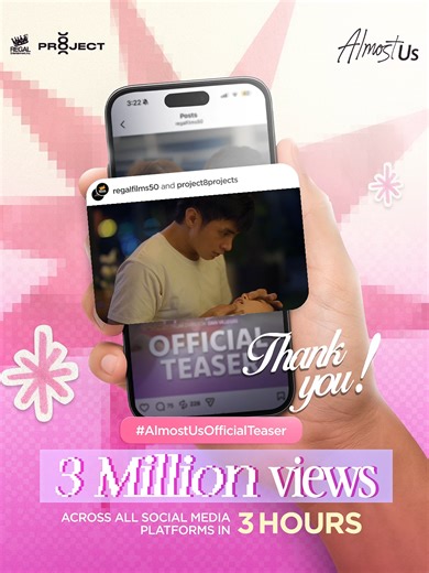 #AlmostUs Teaser: 3 Million Views in 3 Hours!