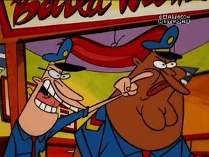 Cow and Chicken the Mall Cop arrested