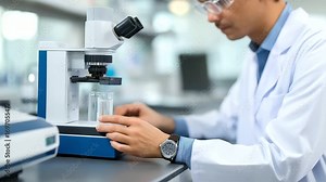 Pharmaceutical research scientists develop new drug formulations using analytical instruments conducting stability testing and quality control analysis in drug development