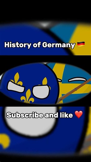 History of Germany 🇩🇪 #countryballs #history #germany #shorts #europe
