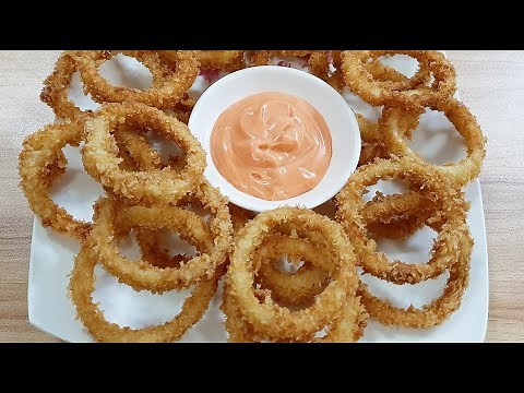 CRISPY FRIED ONION RINGS RECIPE | HOW TO MAKE ONION RINGS