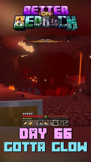 Getting Glowstone in the Nether Is TERRIFYING 😬 (Better on Bedrock)