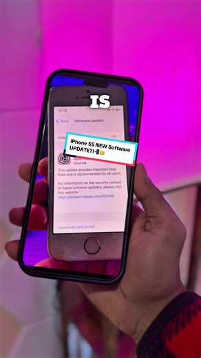 iPhone 5S NEW Software UPDATE?!!🧐📲 #iphone #ios #tech #apple | iPhone