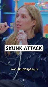 skunk: 1 Miranda: 0 🦨💨 #podcast #podcastclips #skunk
