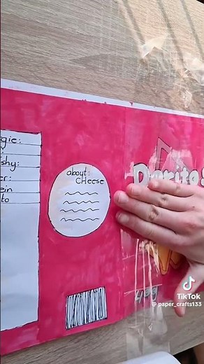 Doritos Paper Squishy Tutorial