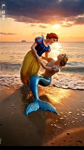 Mermaid Saves Snow White from Cooking Pot |A Miracle Under the Sea