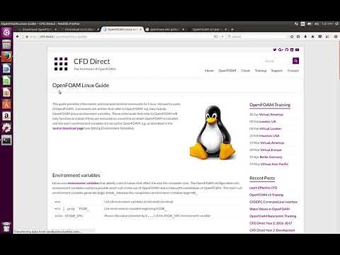 OpenFOAM: Installation, Introduction and First Simulation