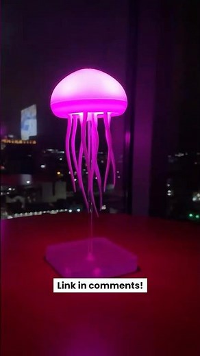 Jellyfish Lamp Real - Soothing Color Changing Aquarium Light for Home