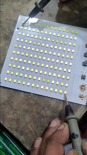 HALOGEN 100 Watt LED Light Repair || How to make Halogen bulb repair