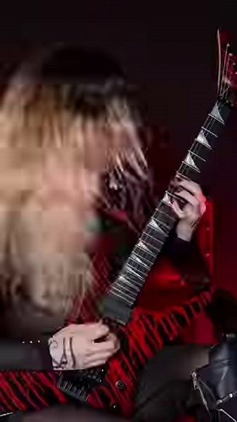 Stop scrolling and watch as Sonia Anubis plays through "The Devil Inside of Me" by Cobra Spell on her Jackson Warrior. Take a look at the full video: https://bit.ly/3TNN4j2 | Jackson Guitars