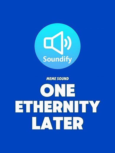 One Ethernity Later Meme Sound Effect