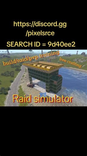 raid simulator | build, raid and pvp with unlimited ammo #rust #rust #rustgameplay #rustraid #gaming