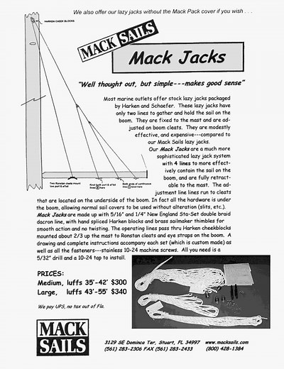 Mack Pack - Mack Sails Custom Sails