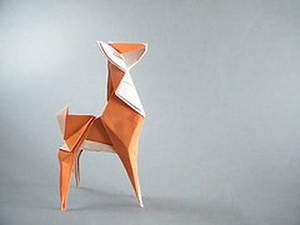 Origami deer by Fabiana Sanapanya