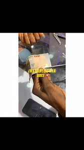 Naija creativity or cruise? 🤣 Nail tech sparks reactions as he uses N1,000 note to fix a client’s nails 💅🏽📹: @tersugh7 #Instablog9jaVibes #TrendingGist | Instablog9ja