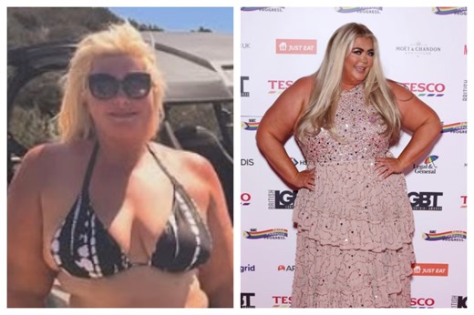 Gemma Collins shows off two-stone weight loss on holiday ahead of new reality show