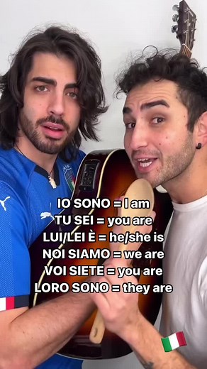 “To be” in Italian 🤓🇮🇹 #italianforbeginners #italianforforeigners #italianlessons #learnitalian #italian