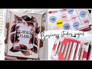 Class 12th Business studies project | Visit to a mall project | Project decoration ideas