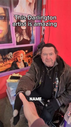 A bitterly cold January morning at Darlington Market ❄️ and we bumped into artist Dave, hard at work on his latest sketch. Cold hands, incredible talent ✏️ If you haven’t already checked out his artwork, pop down and have a look! You can find him online by searching for Suda Art Darlington | Darlington Market