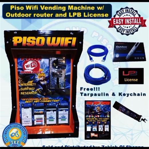 Piso Wifi Vendo Machine with LPB License