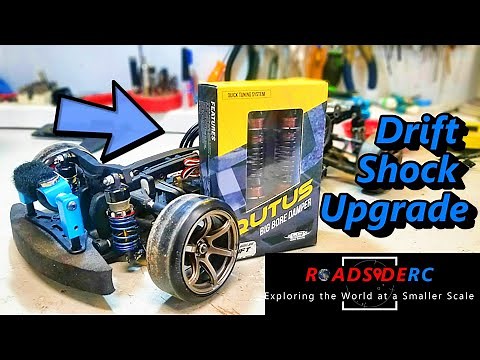RWD RC Drift Shock Upgrade! [Yeah Racing QUTUS Dampers / Shocks] Assembled, Installed, Tested
