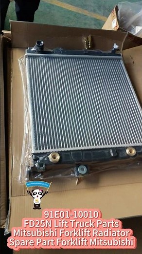 Mitsubishi Forklift Radiator | Spare Part Forklift Mitsubishi | FD25N Lift Truck Parts | 91E01-10010