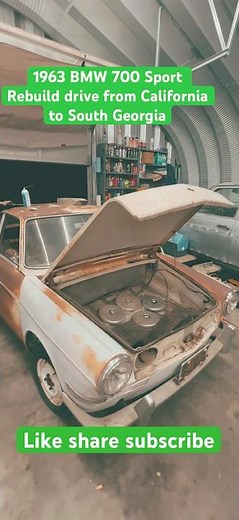 1963 BMW 700 Sport Rebuild drive from California to South Georgia