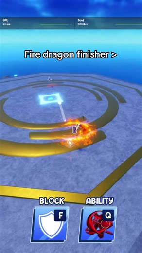 Ultimate Fire Dragon Finisher in Blade Ball