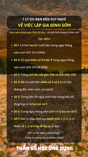 125K views · 115 reactions | 7 LÝ DO BẠN NÊN SUY NGHĨ LẬP GIA ĐÌNH SỚM -------------------------- HAPPY MAP - BẢN ĐỒ HẠNH PHÚC #thansohoc #thansohochappy #xemthansohoc #sohochappy #bandohanhphuc | Happy Map - Bản Đồ Hạnh Phúc | Facebook