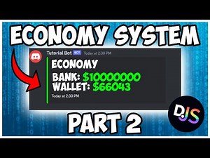 [NEW] - How to make an ECONOMY SYSTEM for your discord bot (Part 2) || Discord.js V14