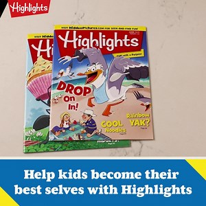 Every month, our magazines give kids of all ages something new to read, learn, make, create, discover and do! There’s a title for every age and stage — each thoughtfully crafted by childhood experts to help kids grow into their best selves: 🧠 Curious 🦄 Creative 💕 Caring 🏆 Confident | Highlights for Children